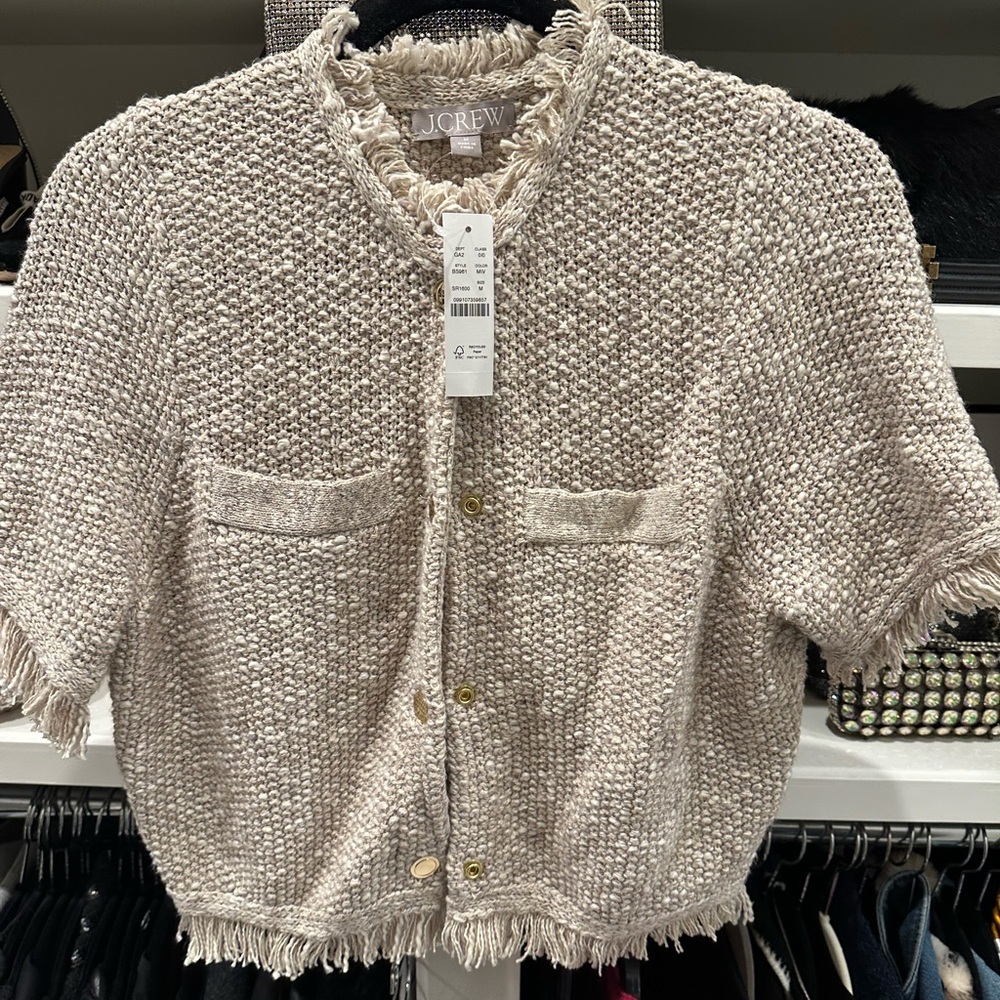 J Crew Short Sleeve Jacket